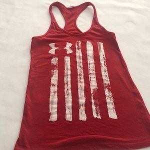 Under Armour heat gear flag tank